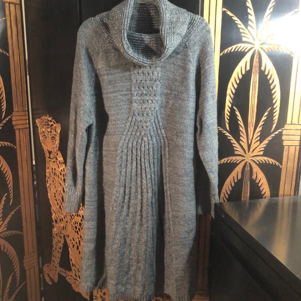 Jessica Simpson Gray Sweater Dress